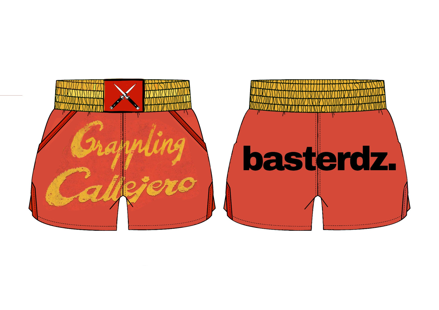 Grappling Callejero shorts | Premium No-Gi Gear (PRE-ORDER - WAITING TIME 55 DAYS)