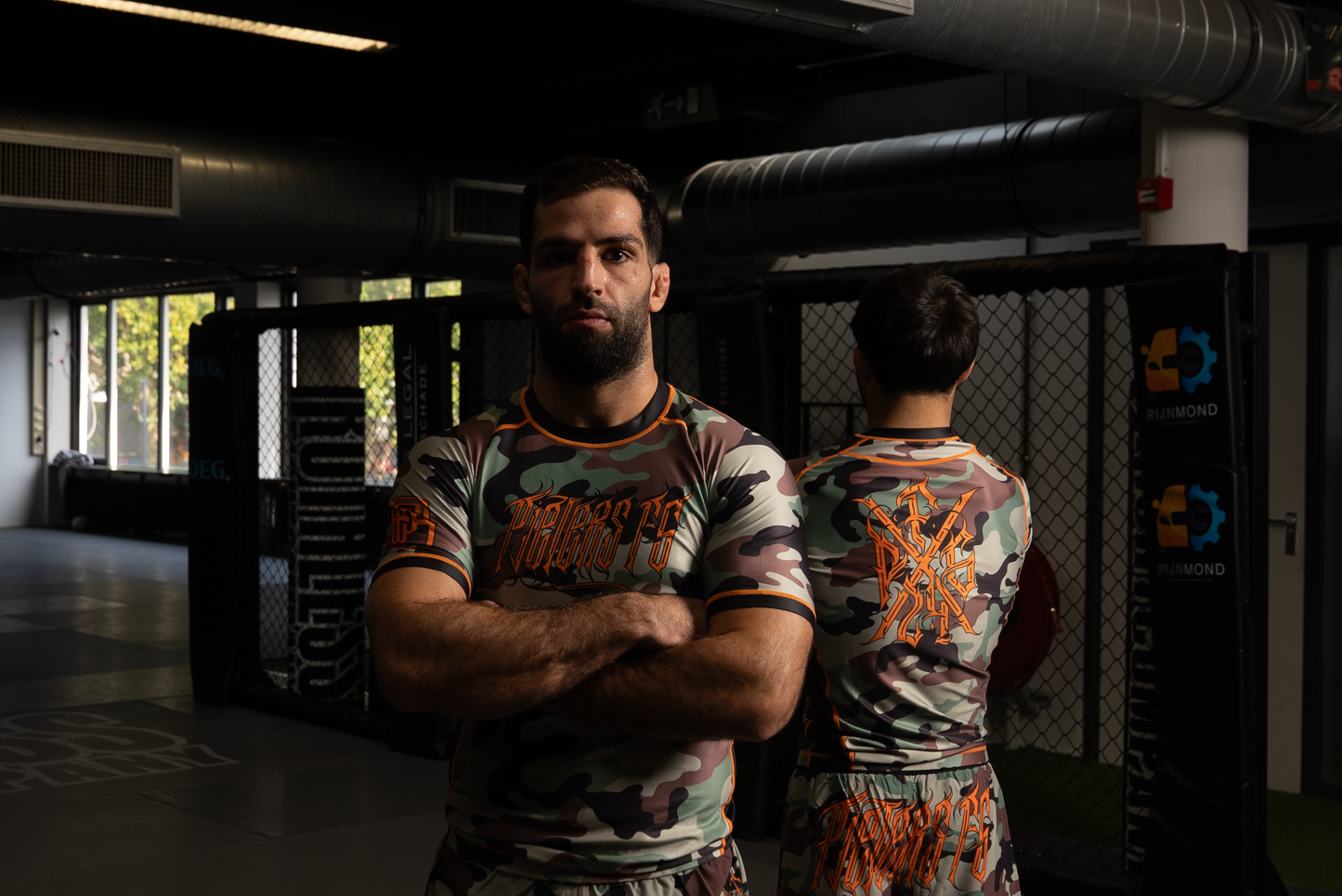 PFG Camo Short Sleeve Rash Guard by Pieters Fightgear | Grappling and MMA Premium Apparel