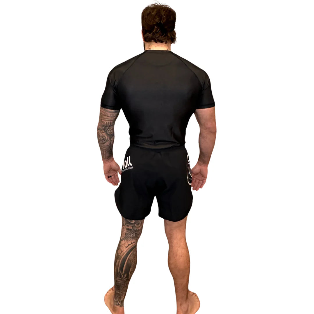 Epic Grappling Shorts 2.0 (Elastic Waistband) Matte Black