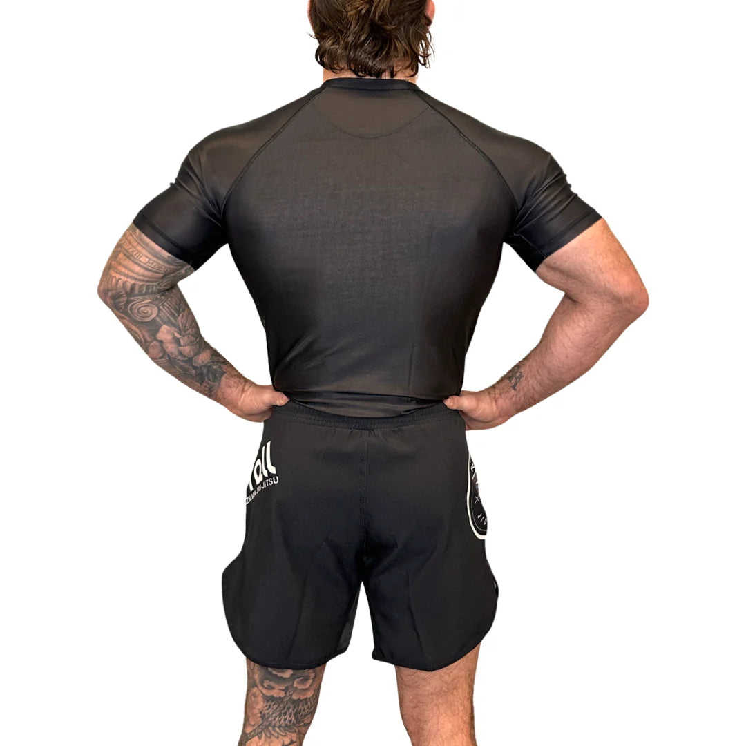 Epic Grappling Shorts 2.0 (Elastic Waistband) Matte Black