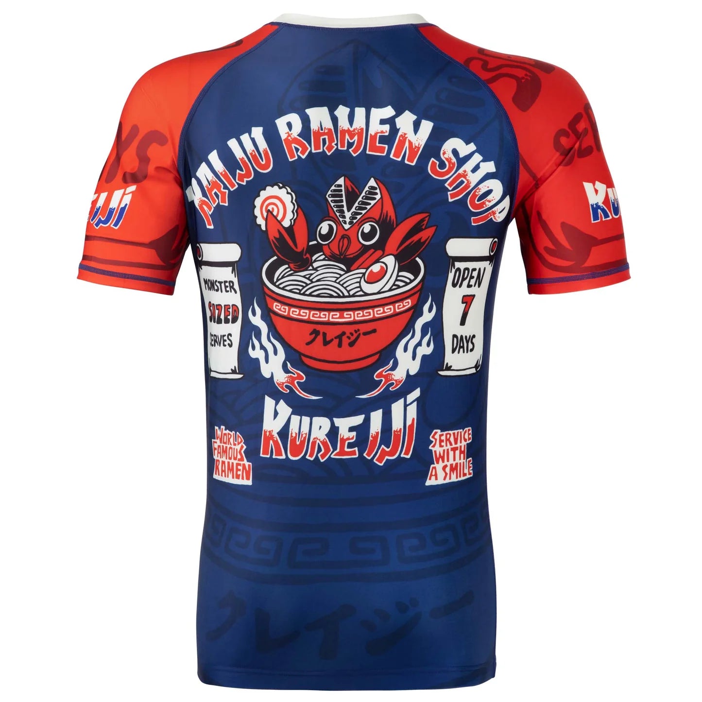 Kaiju Rooster Ramen Set Short Sleeve BJJ Rash Guards and Shorts | Kureiji BJJ