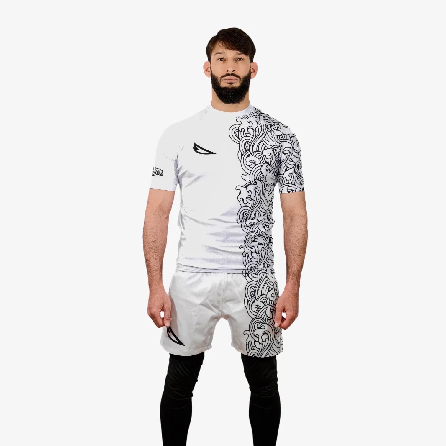 bjj nogi gear White Cloud Rashguard – MATA-NOGI | Limited Edition | BJJ Rashguard | Rash  Guard Grappling