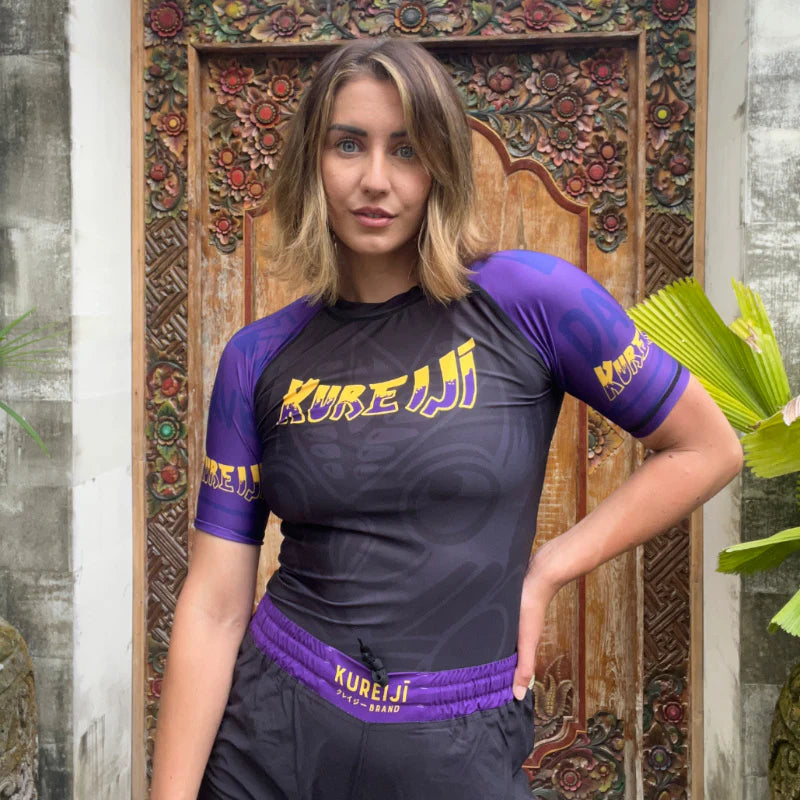 Kureiji BJJ Short Sleeve Rashguard - Kaiju LA Ramen