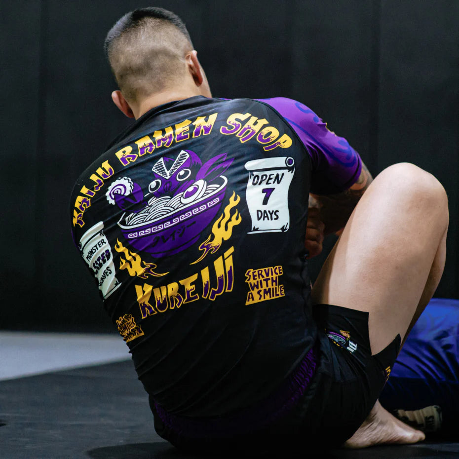 Kureiji BJJ Short Sleeve Rashguard - Kaiju LA Ramen
