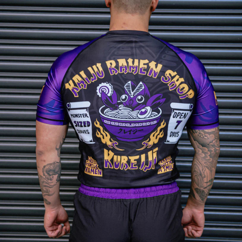 Kureiji BJJ Short Sleeve Rashguard - Kaiju LA Ramen