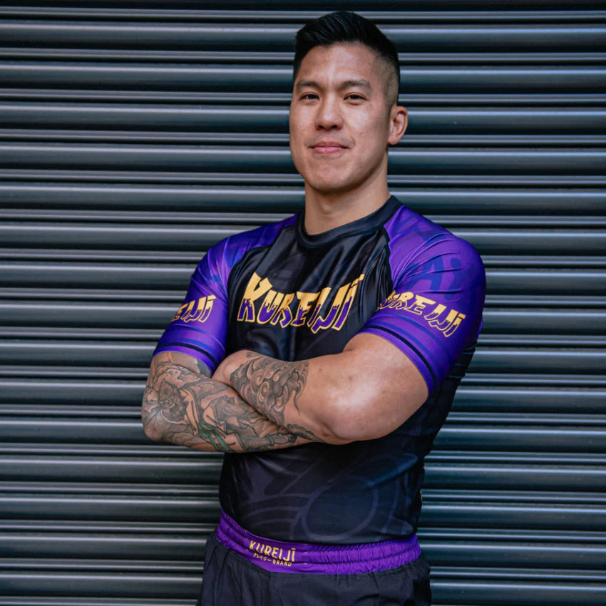 Kureiji BJJ Short Sleeve Rashguard - Kaiju LA Ramen