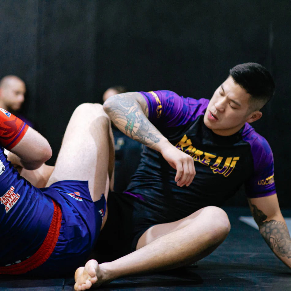 Kureiji BJJ Short Sleeve Rashguard - Kaiju LA Ramen