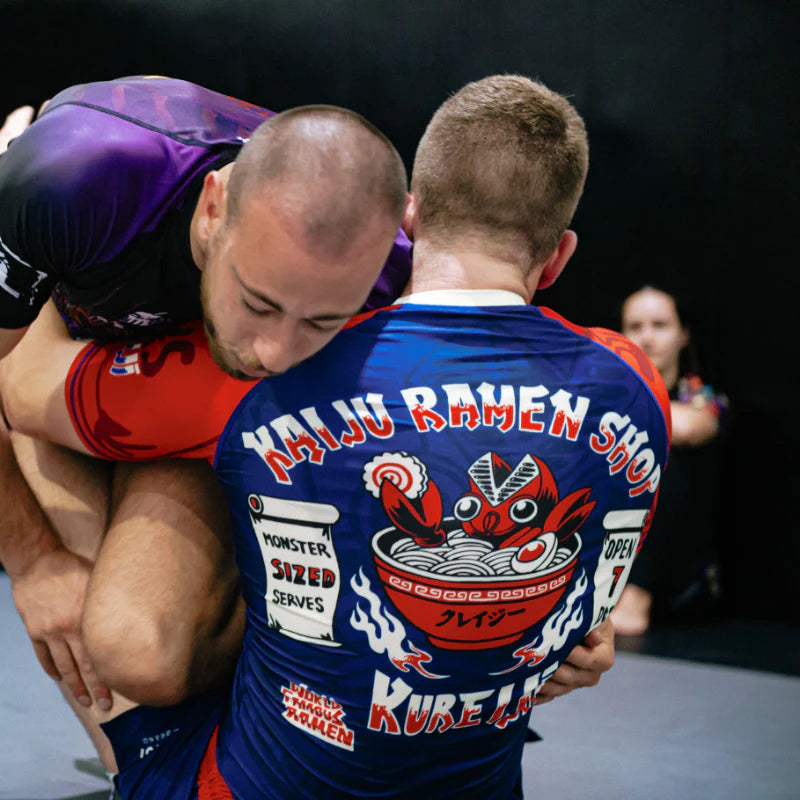 Kaiju Rooster Ramen Set Short Sleeve BJJ Rash Guards and Shorts | Kureiji BJJ