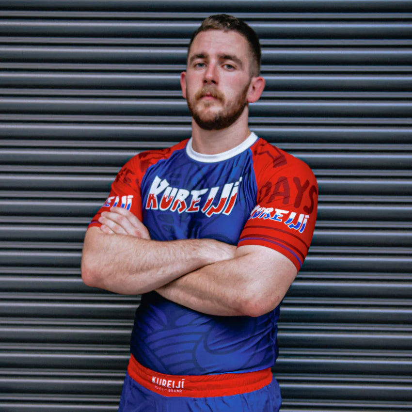 Kaiju Rooster Ramen Set Short Sleeve BJJ Rash Guards and Shorts | Kureiji BJJ