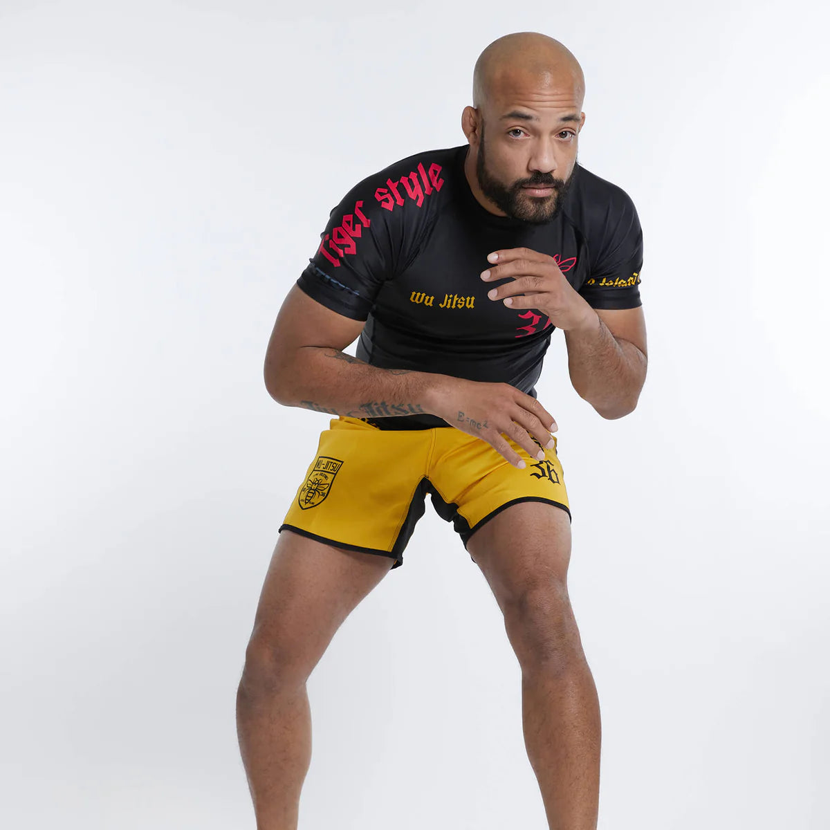 Wu-Jitsu | Short Sleeve BJJ Rash Guards | Nation Athletic Jiu Jitsu | Male