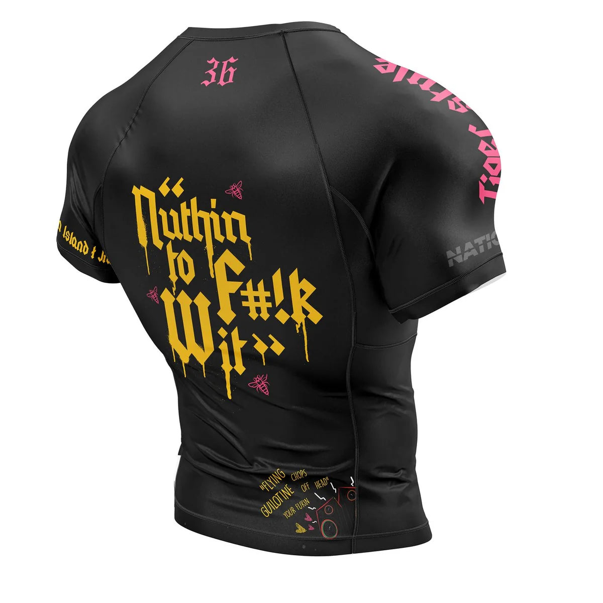 Wu-Jitsu | Short Sleeve BJJ Rash Guards | Nation Athletic Jiu Jitsu | Male
