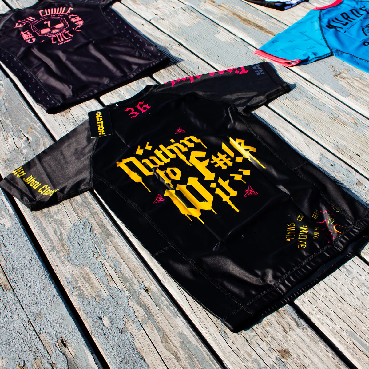 Wu-Jitsu | Short Sleeve BJJ Rash Guards | Nation Athletic Jiu Jitsu | Male