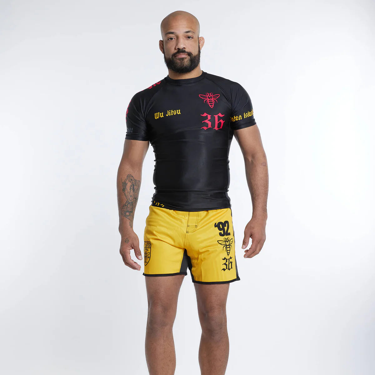 Wu-Jitsu | Short Sleeve BJJ Rash Guards | Nation Athletic Jiu Jitsu | Male