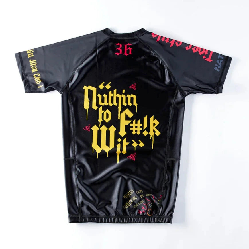 Wu-Jitsu | Short Sleeve BJJ Rash Guards | Nation Athletic Jiu Jitsu | Male
