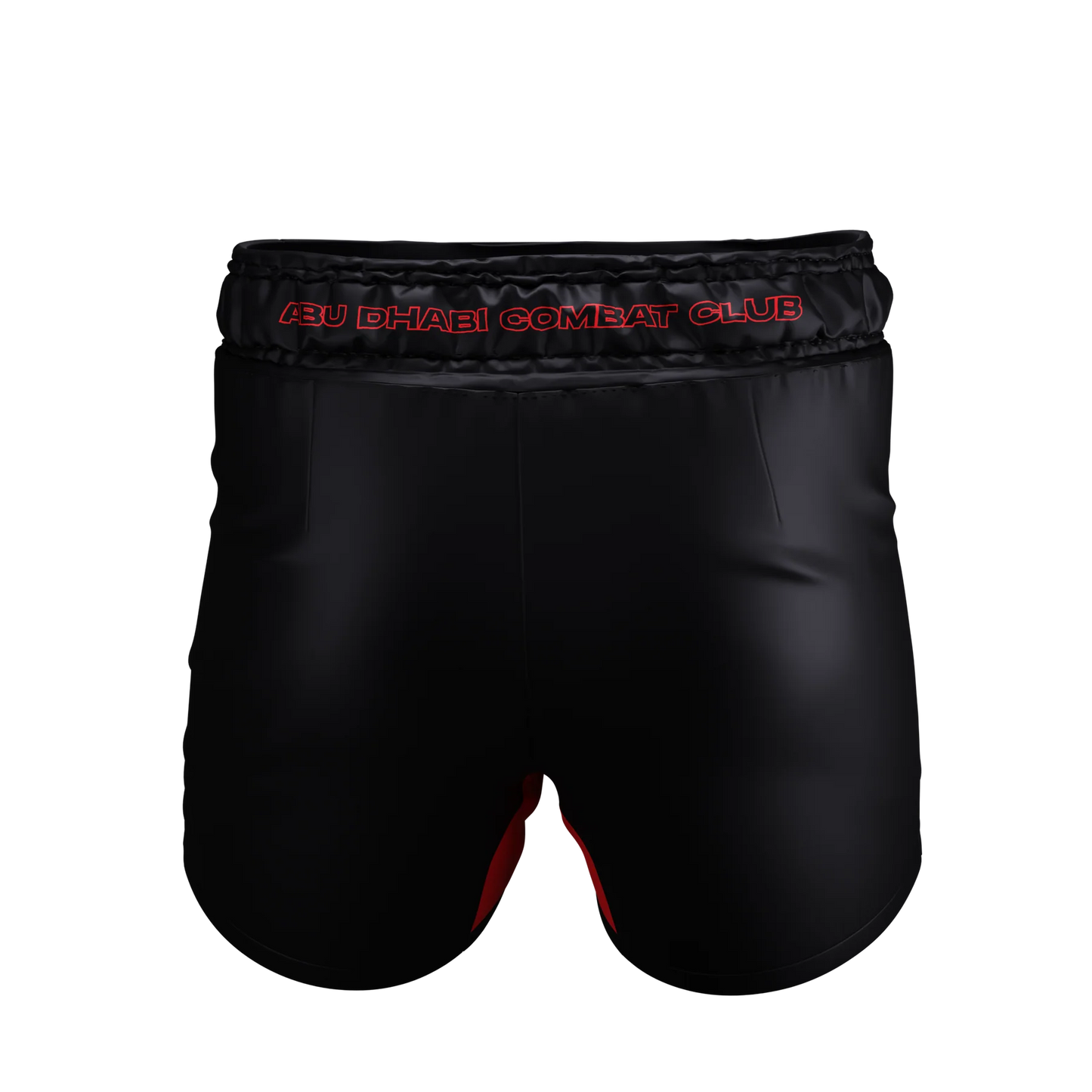 Back view of ADCC Submission Grappling World Federation Series Fight Shorts by Future Kimonos designed for submission grappling