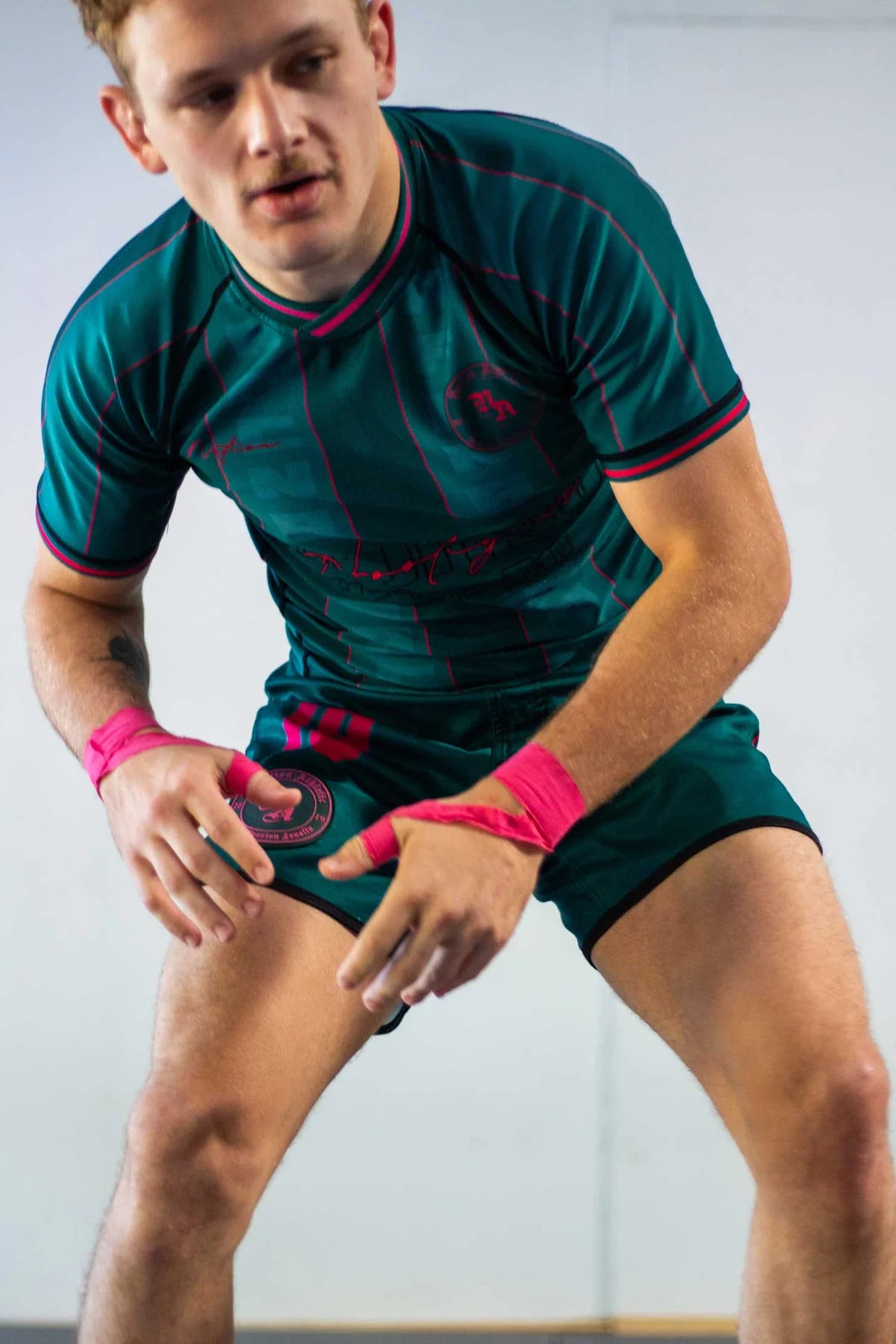 The Hooligans Set Short Sleeve BJJ Rash Guards and Shorts | Nation Athletic Jiu Jitsu Supply
