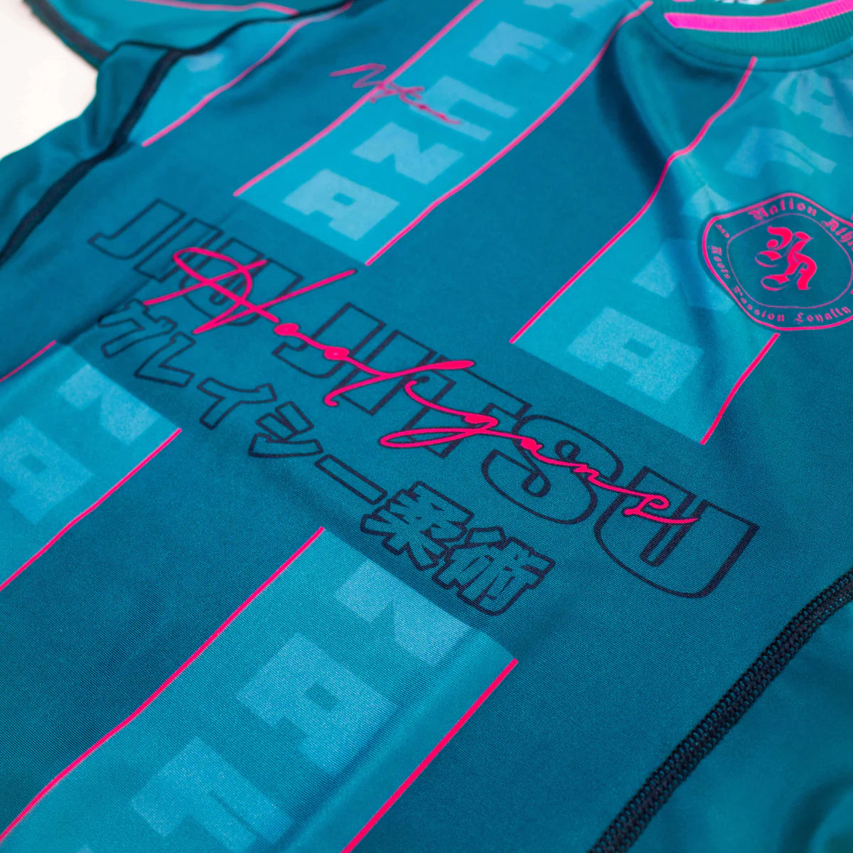 The Hooligans Set Short Sleeve BJJ Rash Guards and Shorts | Nation Athletic Jiu Jitsu Supply