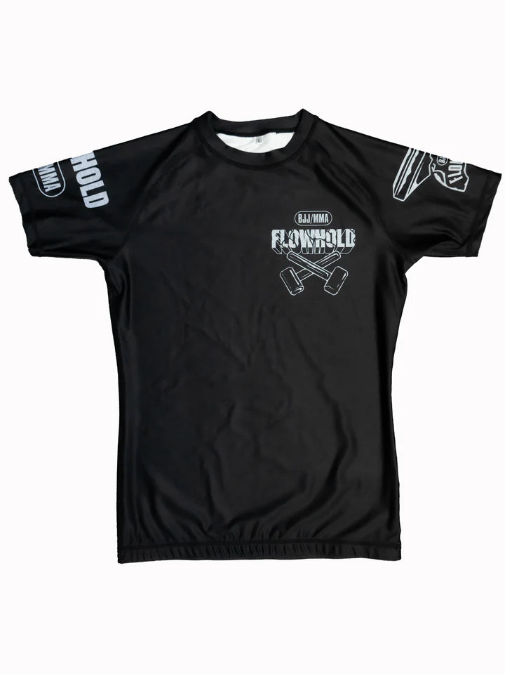 Heavy Pressure Rashguard by Flowhold – front view flat lay