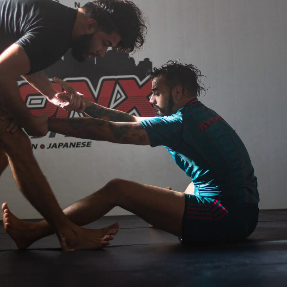 The Hooligans Set Short Sleeve BJJ Rash Guards and Shorts | Nation Athletic Jiu Jitsu Supply