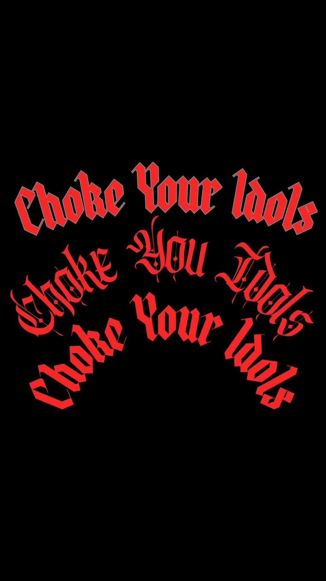 Drop 014 — Choke Your Idols
