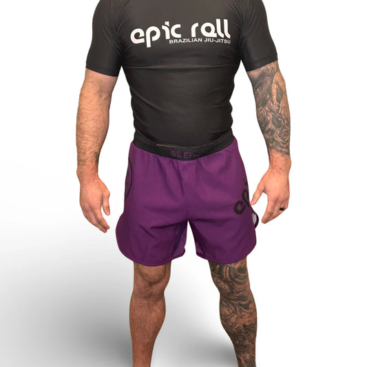 Epic Grappling Shorts 2.0 (Elastic Waistband) Purple Haze