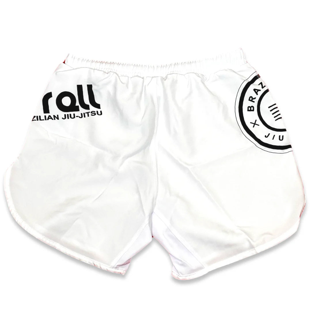 Epic Grappling Shorts 2.0 (Elastic Waistband) Ghost White