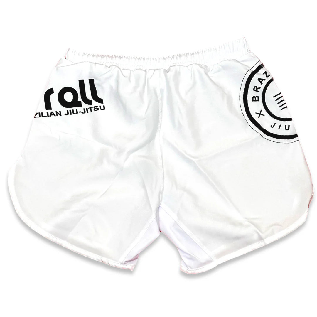 Epic Grappling Shorts 2.0 (Elastic Waistband) Ghost White