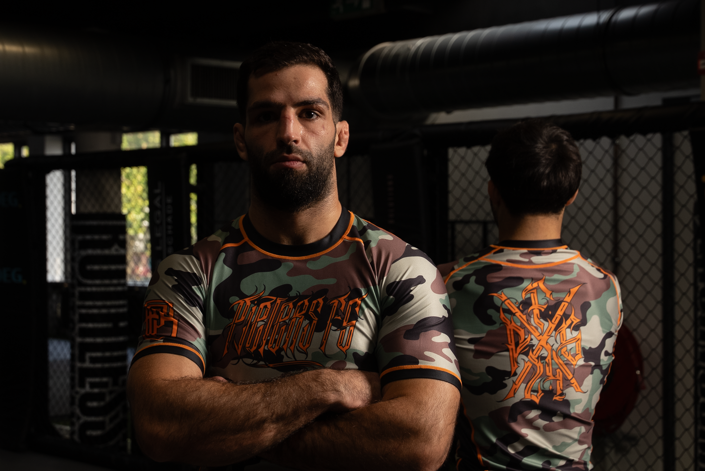 PFG Camo Short Sleeve Rash Guard by Pieters Fightgear | Grappling and MMA Premium Apparel
