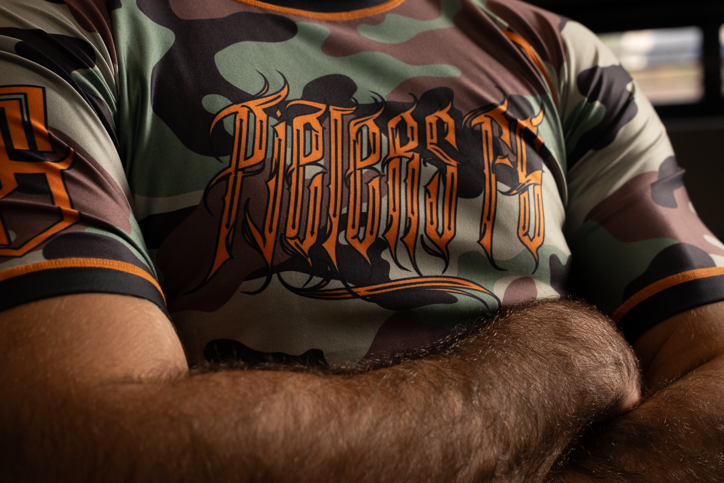 PFG Camo Short Sleeve Rash Guard by Pieters Fightgear | Grappling and MMA Premium Apparel