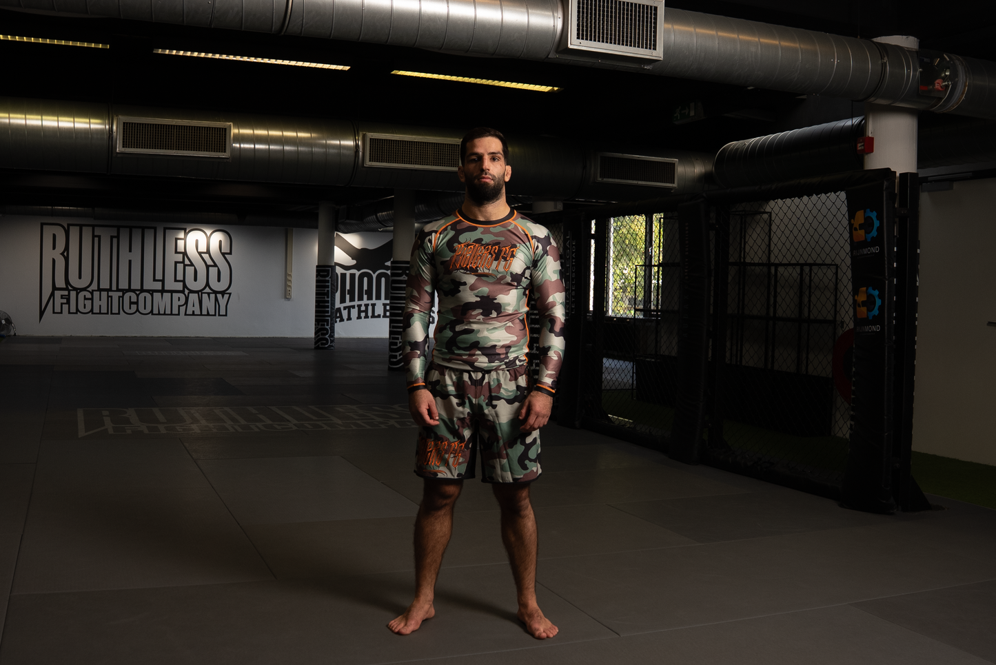 PFG Camo Short Sleeve Rash Guard by Pieters Fightgear | Grappling and MMA Premium Apparel