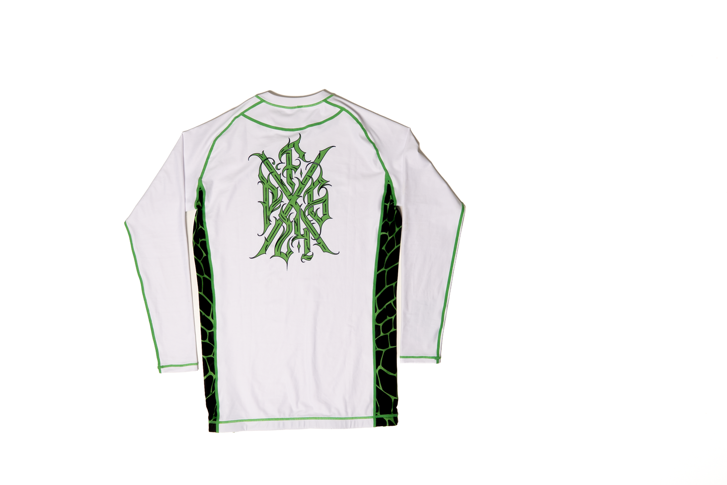 PFG Negro & Verde Rash Guard Manga Larga by Pieters Fightgear | Grappling y MMA Premium Apparel