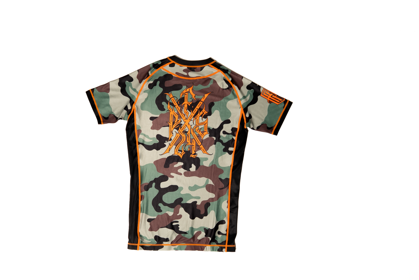 PFG Camo Short Sleeve Rash Guard by Pieters Fightgear | Grappling and MMA Premium Apparel
