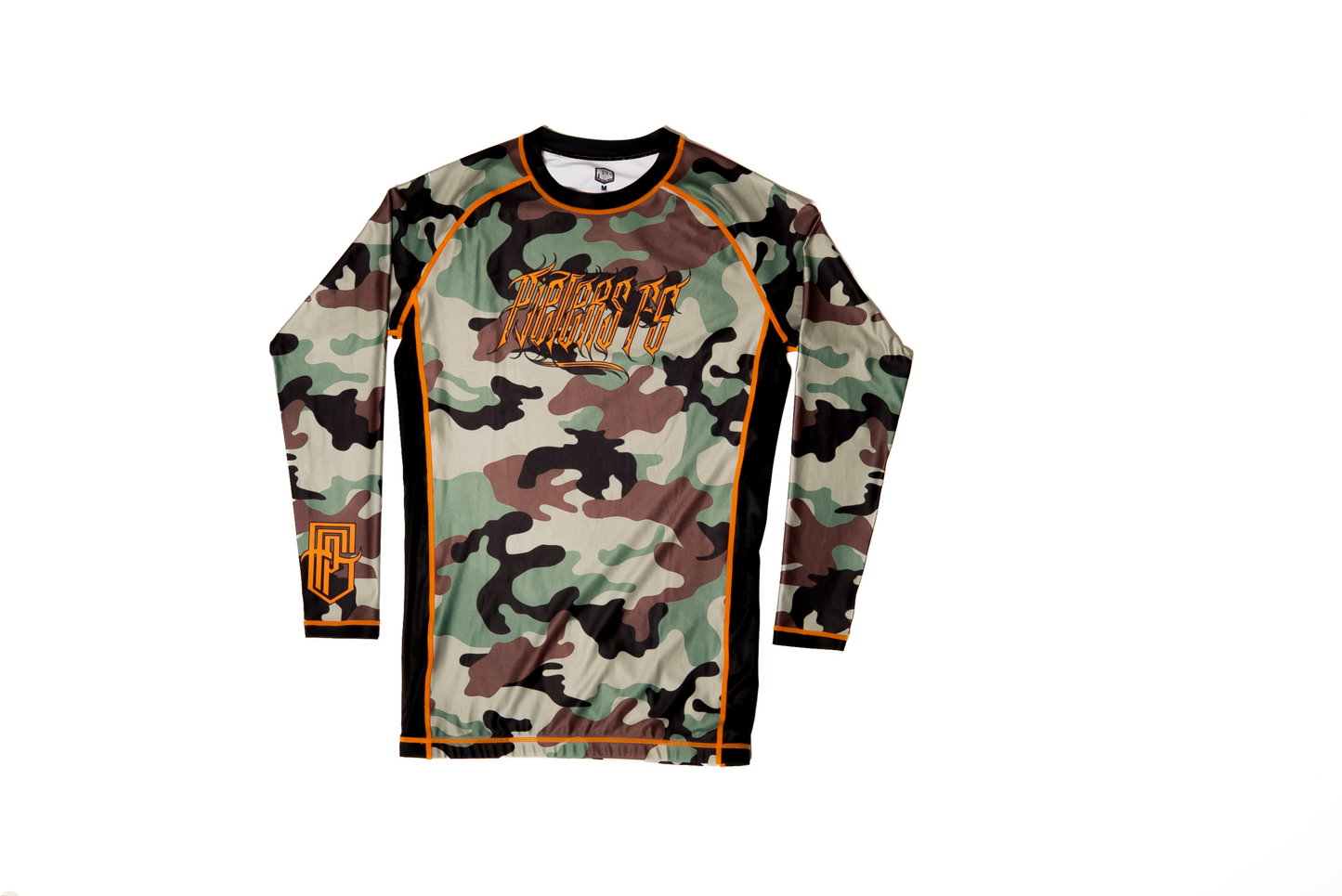 PFG Negro & Verde Rash Guard Manga Larga by Pieters Fightgear | Grappling y MMA Premium Apparel