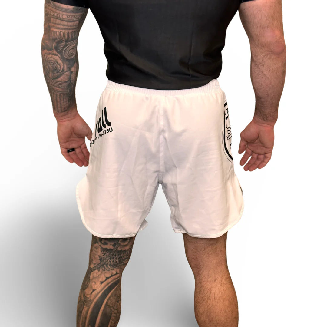 Epic Grappling Shorts 2.0 (Elastic Waistband) Ghost White