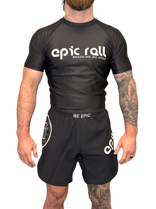 All Black (Classic Logo) rash guard