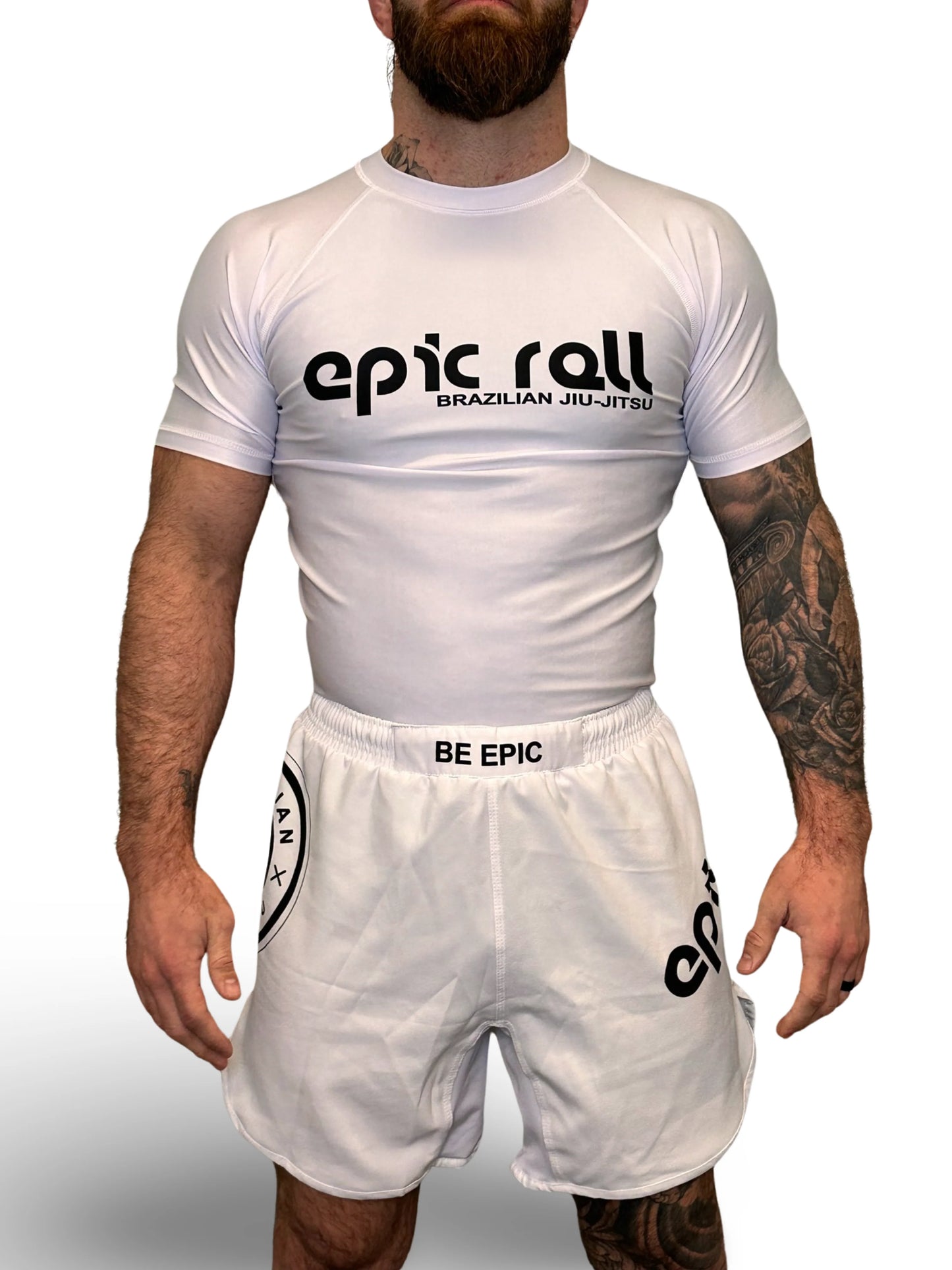 All White (Classic Logo) rash guard