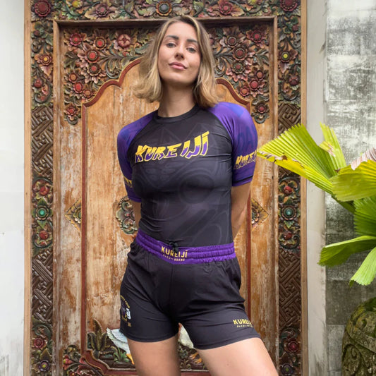 Kaiju LA Ramen Set Short Sleeve BJJ Rash Guards and Shorts | Kureiji BJJ