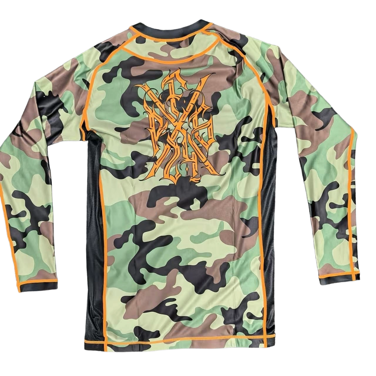 PFG Negro & Verde Rash Guard Manga Larga by Pieters Fightgear | Grappling y MMA Premium Apparel