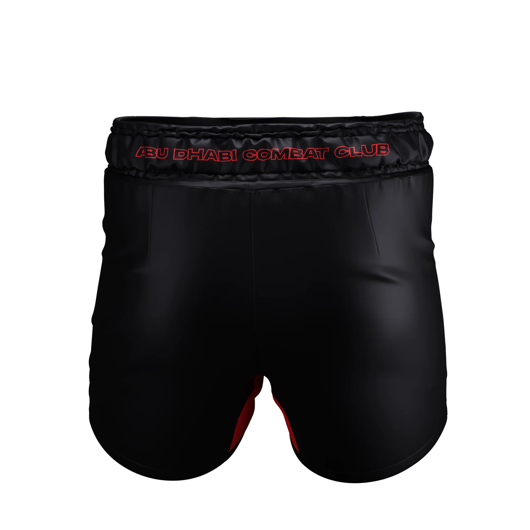Back view of ADCC Submission Grappling World Federation Series Fight Shorts by Future Kimonos designed for submission grappling