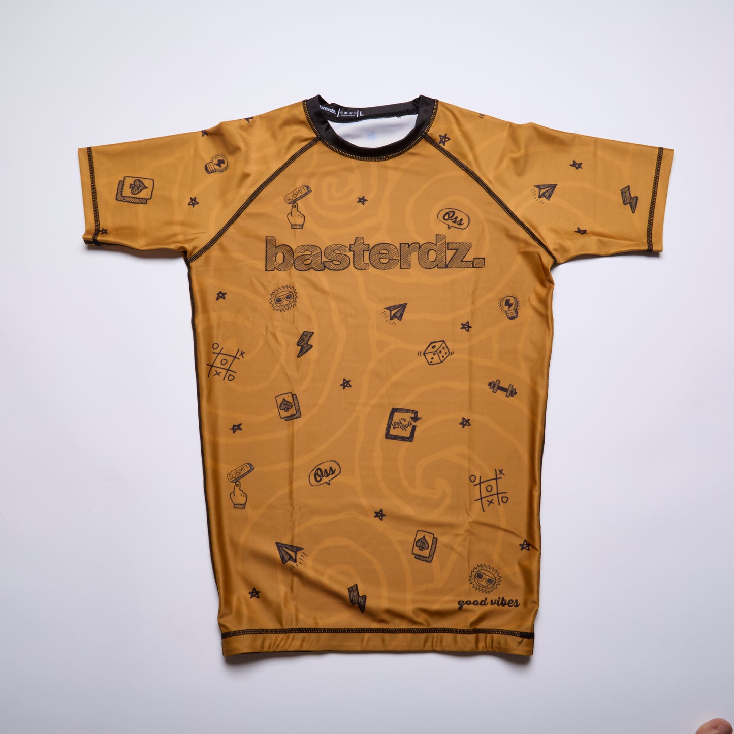 Good Vibes Ranked Edition Rashguard – Grappling Basterdz
