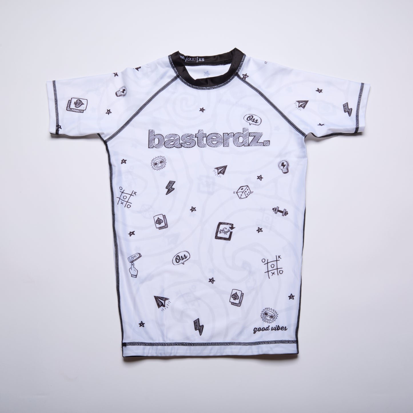 Good Vibes Ranked Edition Rashguard – Grappling Basterdz