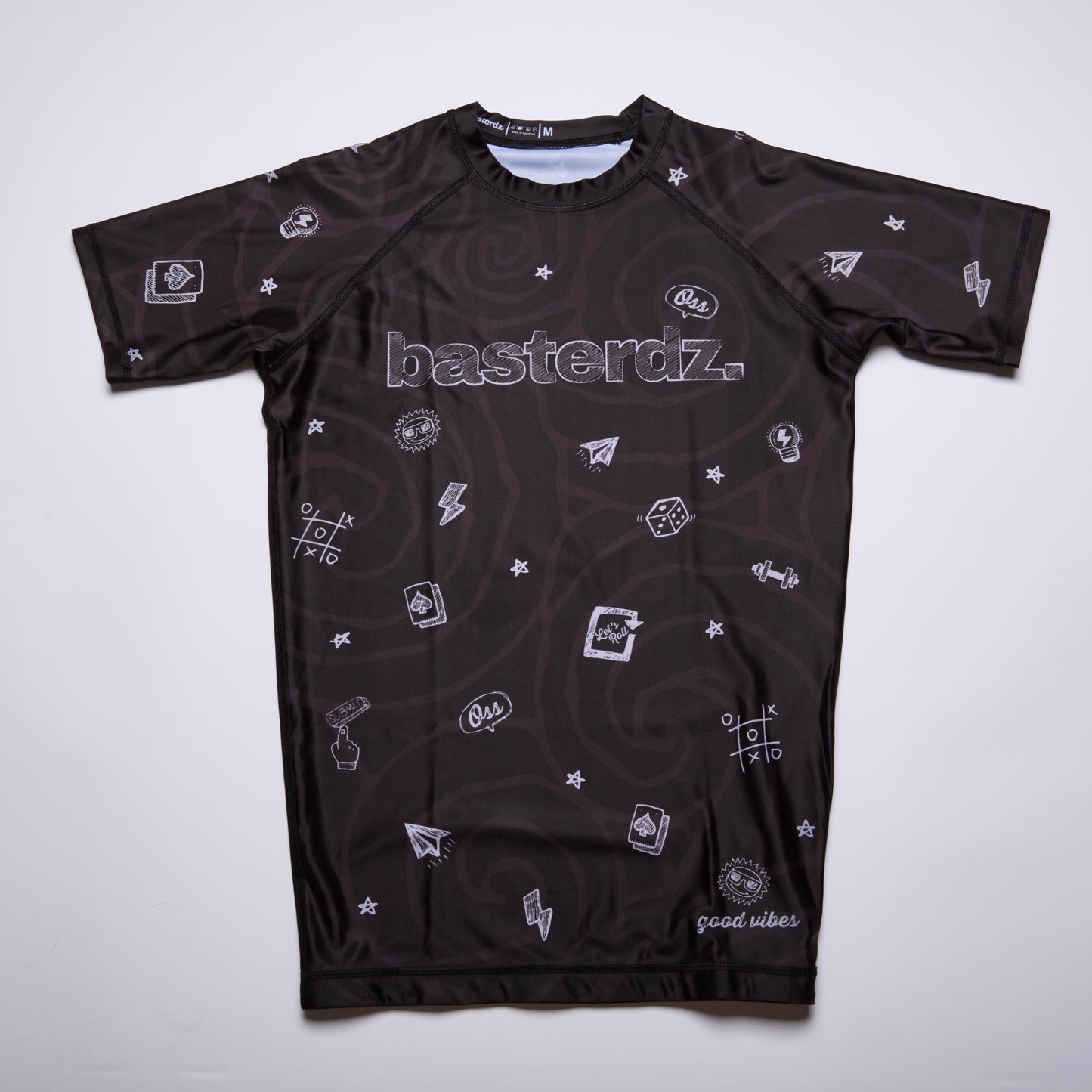 Good Vibes Ranked Edition Rashguard – Grappling Basterdz