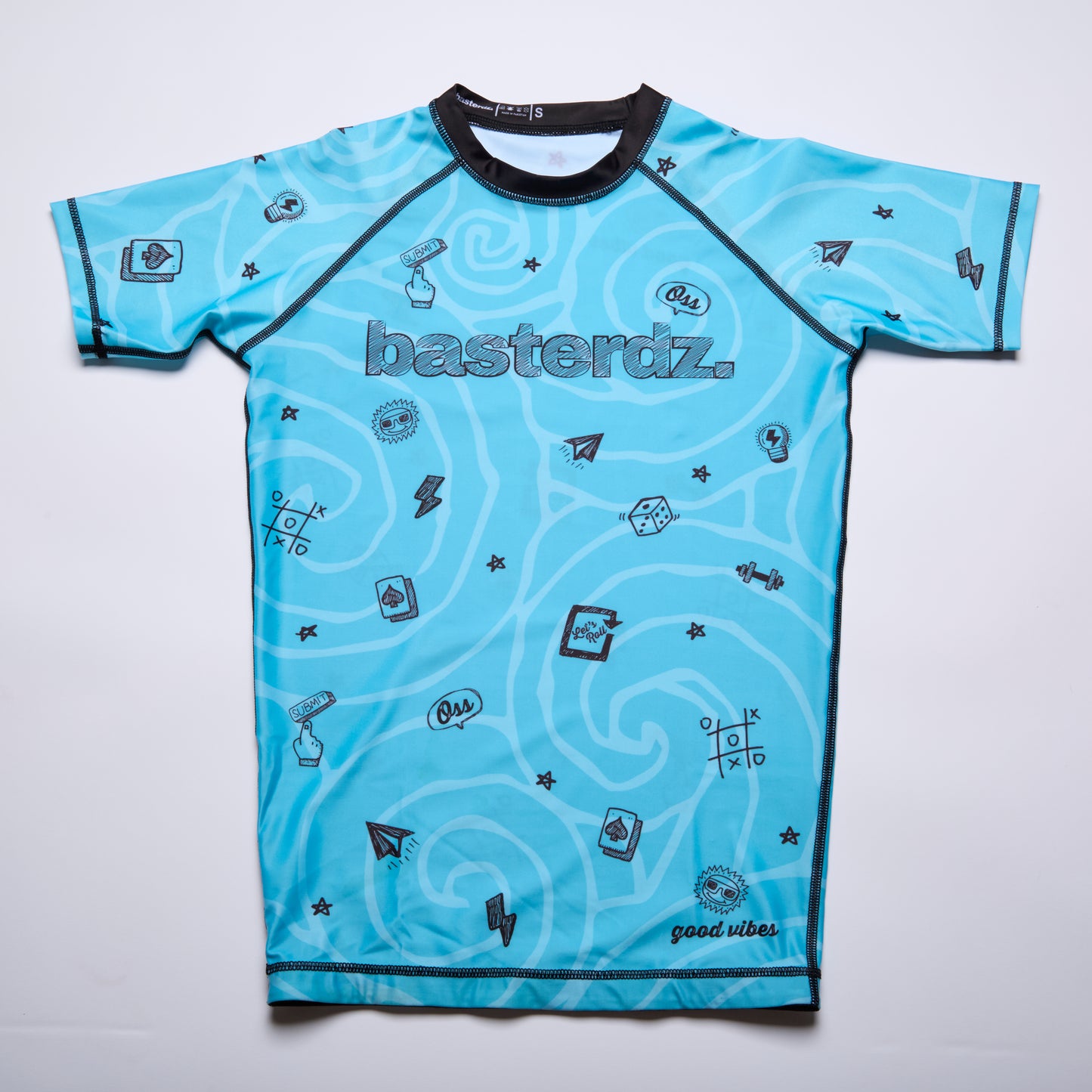Good Vibes Ranked Edition Rashguard – Grappling Basterdz