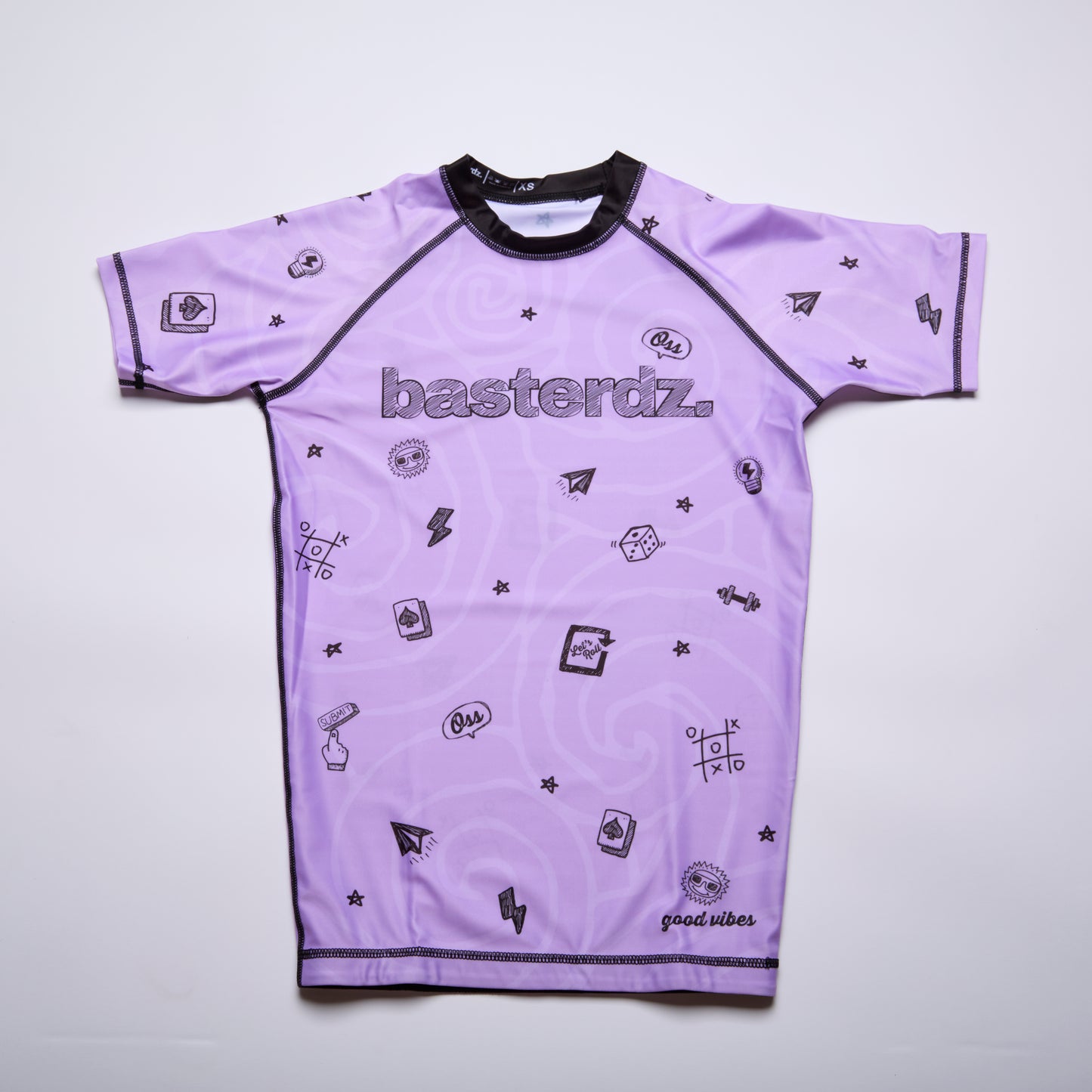 Good Vibes Ranked Edition Rashguard – Grappling Basterdz
