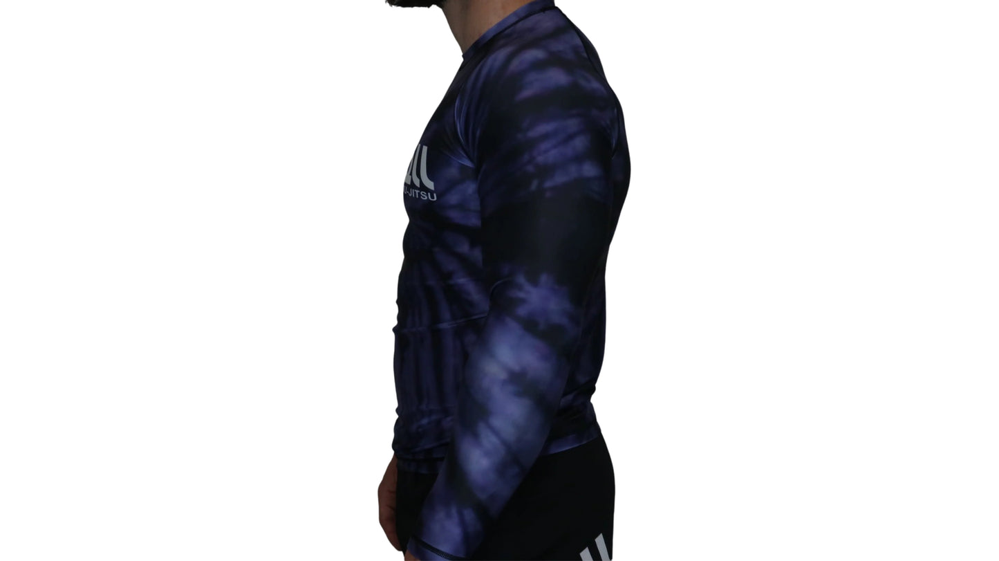 Epic Tie Dye Rash guard (Purple Haze) Long Sleeve