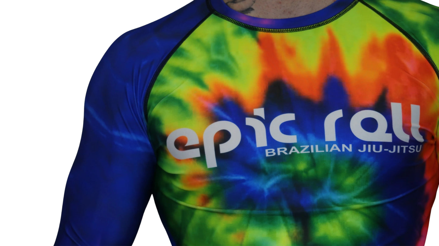 Epic Tie Dye Rash guard (multi-color) Long Sleeve