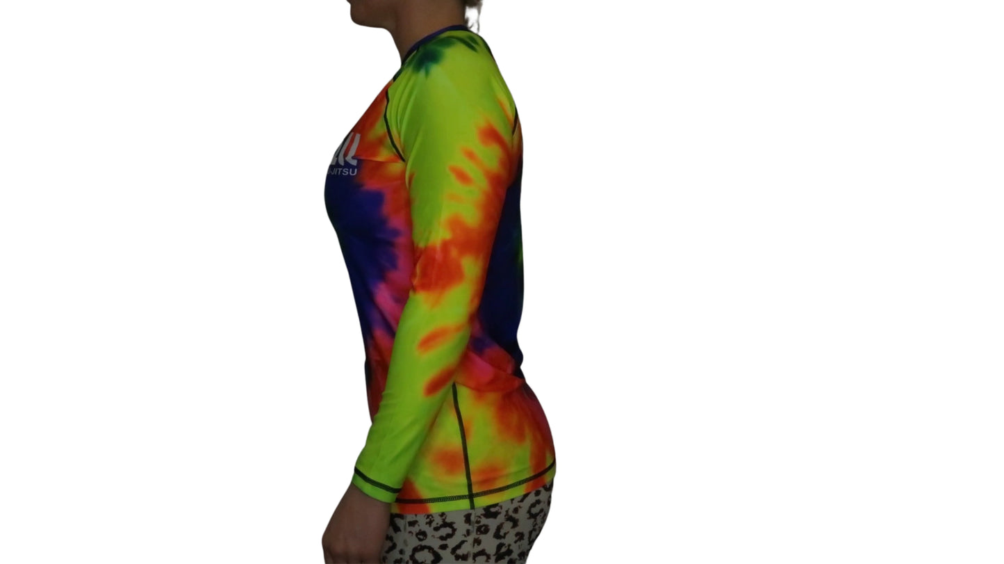 Epic Tie Dye Rash guard (multi-color) Long Sleeve