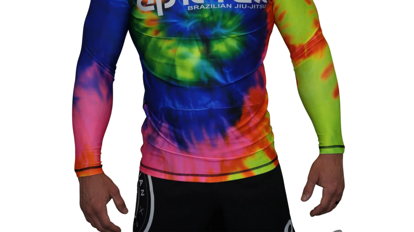 Epic Tie Dye Rash guard (multi-color) Long Sleeve