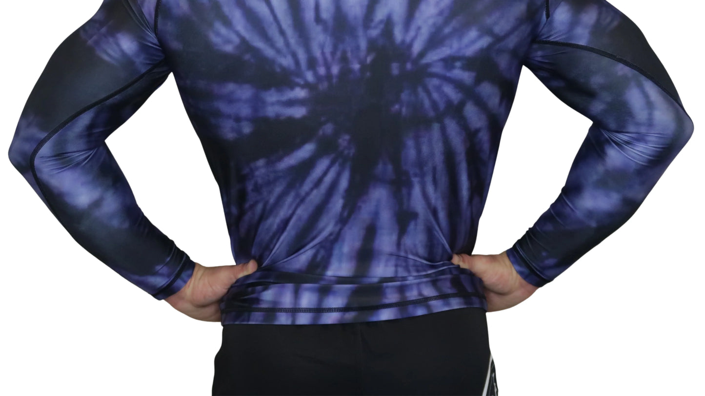 Epic Tie Dye Rash guard (Purple Haze) Long Sleeve