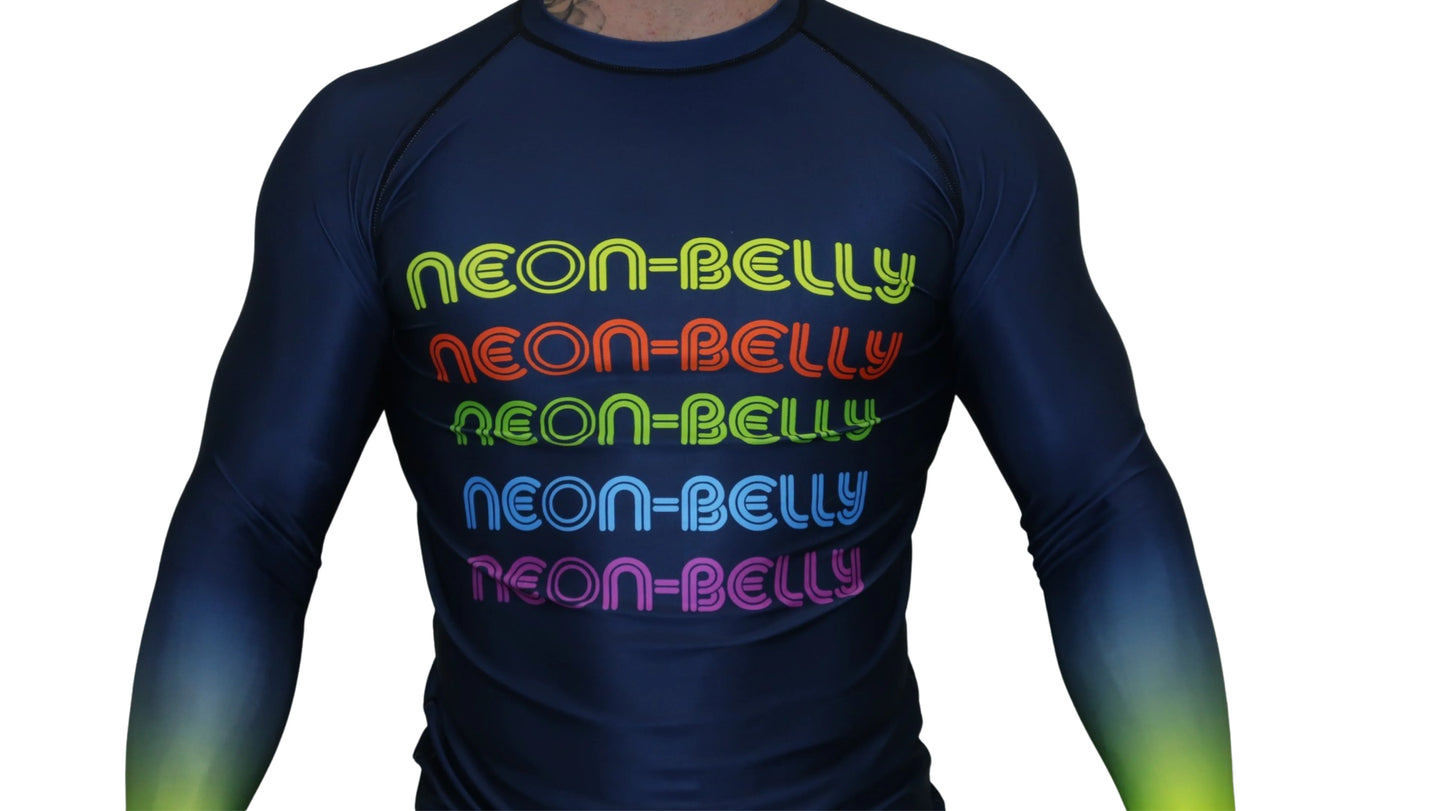 Neon Belly Rash guard (Long sleeve)